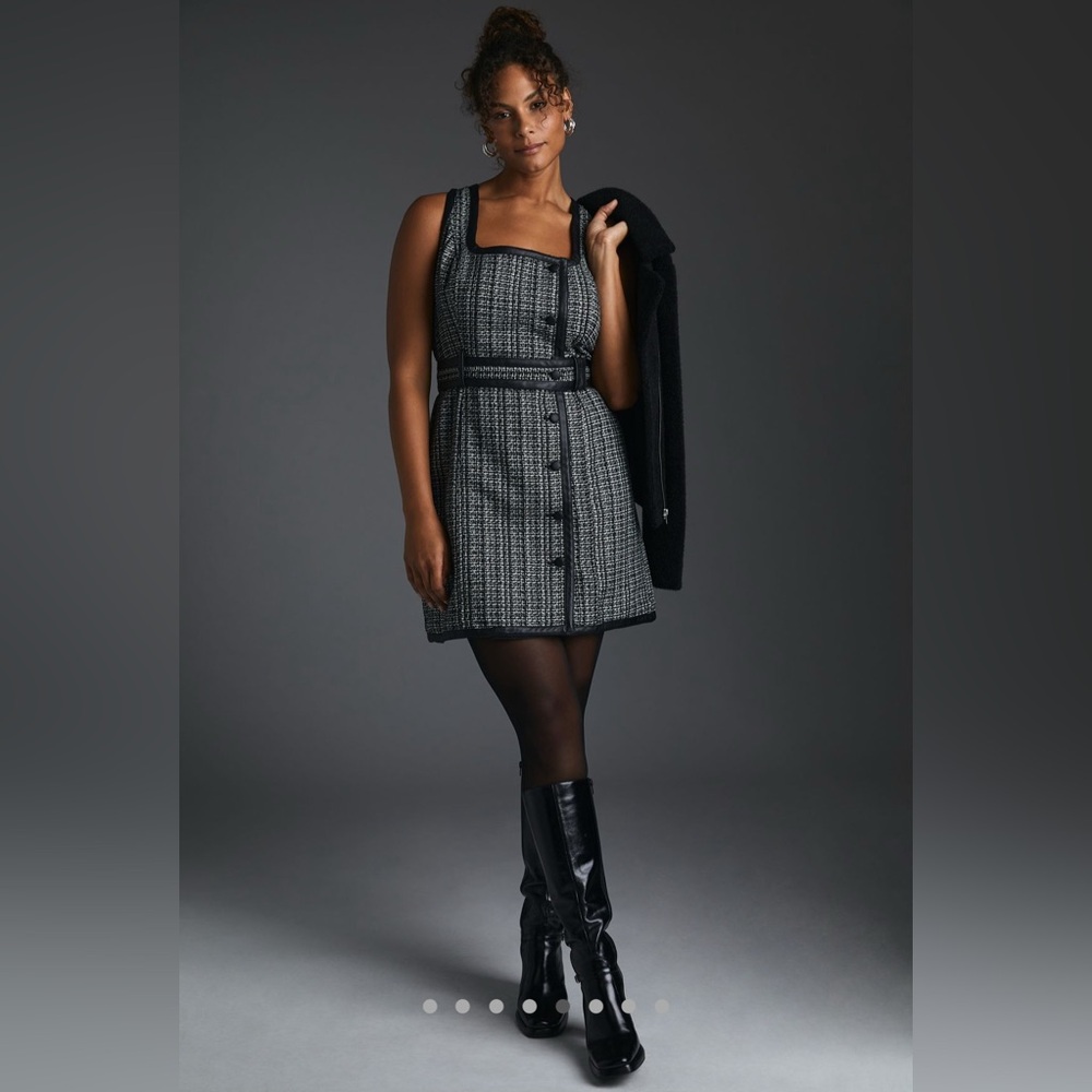 Anthropologie Maeve Tweed Mini Dress